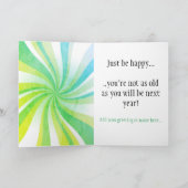 Funny Alpaca Llama Birthday Karte (Innenseite)