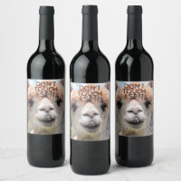 Funny Alpaca Llama Don't Touch I Spit