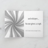 Funny Alpaca Llama Foto mit Jokes Karte (Innenseite)