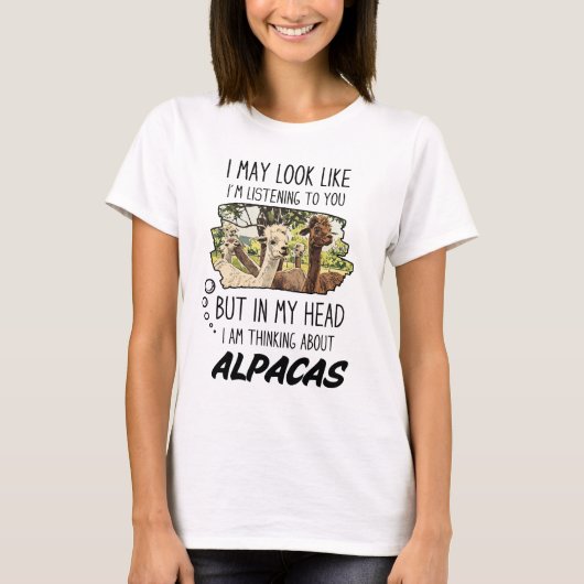 Funny Alpaca Lover T-Shirt (Vorderseite)