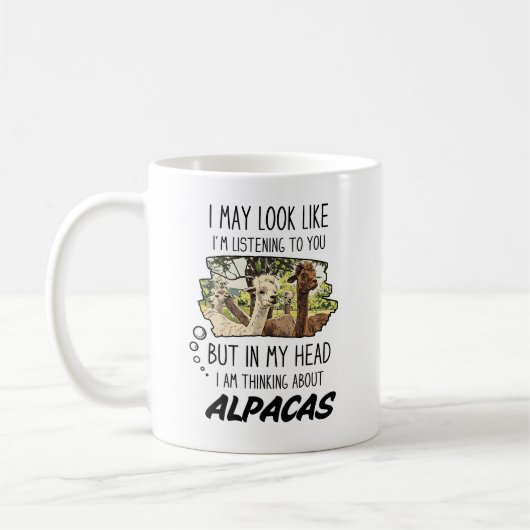 Funny Alpaca Lover Tasse (Links)