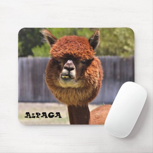 Funny Alpaca Mousepad (Mit Mouse)