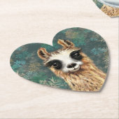 Funny Alpaca Paper Untersetzer (angewinkelt)