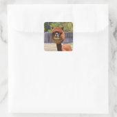 Funny Alpaca Sticker (Tasche)