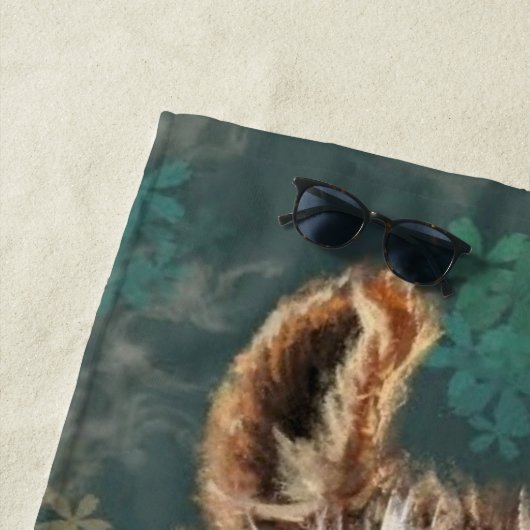 Funny Alpaca Strandtuch (Beispiel)