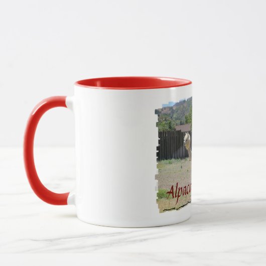 Funny Alpaca Tasse (Links)