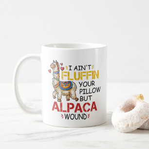 Funny Alpaca Wound Llama Krankenpfleger Geschenke Kaffeetasse