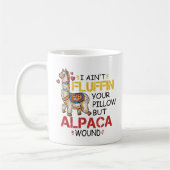 Funny Alpaca Wound Llama Krankenpfleger Geschenke Kaffeetasse (Links)