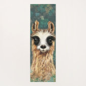 Funny Alpaca Yoga Matte mit Curious Llama (Rückseite)