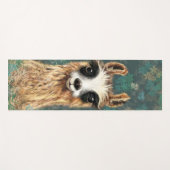 Funny Alpaca Yoga Matte mit Curious Llama (Vorderseite (Horizontal))