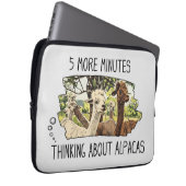 Funny Alpacas Laptop Sleeve (Vorne Rechts)