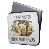 Funny Alpacas Laptop Sleeve (Vorderseite Links)
