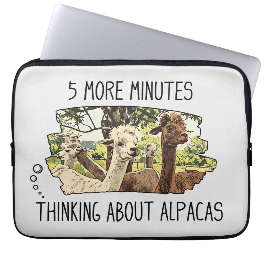 Funny Alpacas Laptop Sleeve (Vorderseite)
