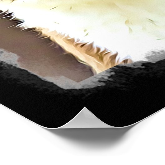 Funny Alpacas Poster (Ecke)