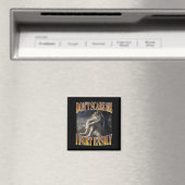 Funny Alpha Wolf Meme Don't E Me I Furz Easily Boo Magnet (In Situ (Geschirrspüler))