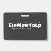 Funny Alphabet Redewendungen Ausweis (Back)