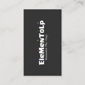 Funny Alphabet Redewendungen Visitenkarte