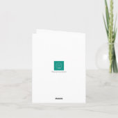 Funny "alt wie Avocado" Geburtstagskarte Karte (Rückseite)