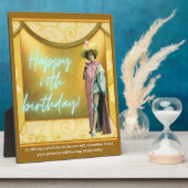 Funny Altered Art 60. Geburtstag Tabletop Fotoplatte (Seite)