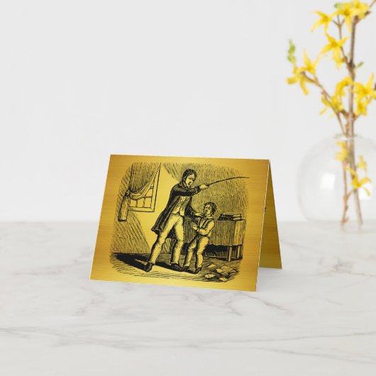 Funny Alternative Bad Dad Card Karte (Gelbe Blume)