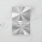 Funny Alternative Bad Dad Card Karte (Innenseite)