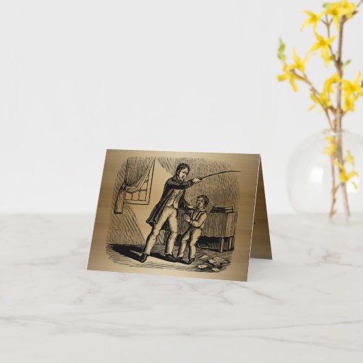 Funny Alternative Bad Vater Card Karte (Gelbe Blume)