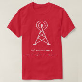 Funny Amateur Ham Radio Morse Code Shirt Gift (Design vorne)