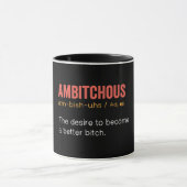 Funny Ambitchous Definition Tasse (Zentrum)