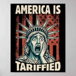 Funny America ist so tarifäre Trump-Zölle Meme Poster