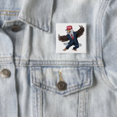 Funny American Eagle Button (Beispiel)