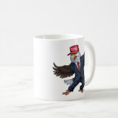 Funny American Eagle Kaffeetasse (VorderseiteRechts)