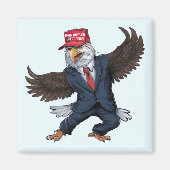 Funny American Eagle Magnet (Vorne)