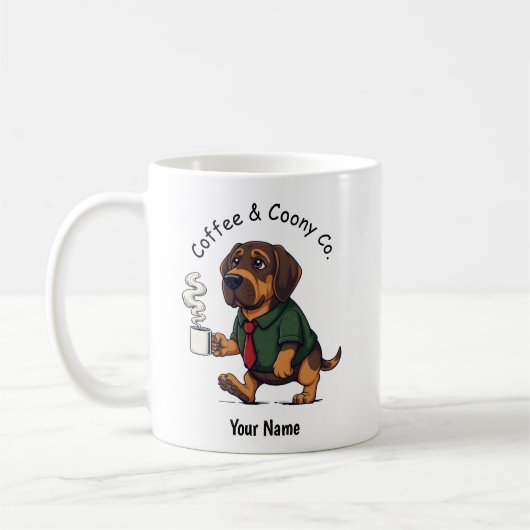 Funny American English Coonh Business Suit Coffee  Kaffeetasse (Links)