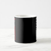 Funny American Flag mit Shuttles Vintag Badminto Kaffeetasse (Mittel)