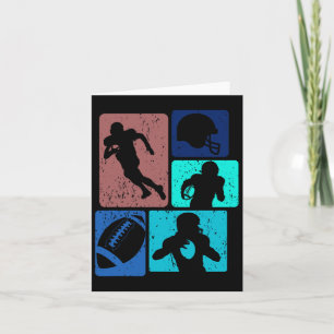 Funny American Football Player Field Game Enthusia Karte