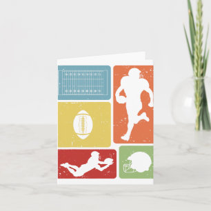 Funny American Football Player Field Game Enthusia Karte