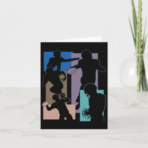 Funny American Football Player Football Gaming E Karte