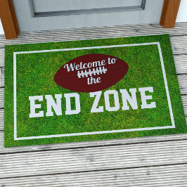 Funny American Football Thema End Zone Doormat Fußmatte