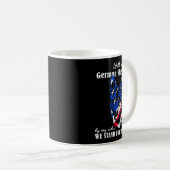 Funny American German Quotes Germany Deutsch  Kaffeetasse (VorderseiteRechts)