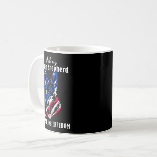 Funny American German Quotes Germany Deutsch  Kaffeetasse (Vorderseite Links)