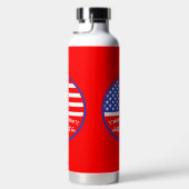 Funny American Golf Player Trinkflasche (Rechts)