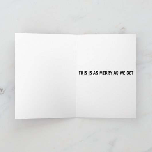FUNNY AMERICAN GOTHIC CHRISTMAS CARDS KARTE (Innenseite)