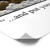 Funny American History George Washington Poster (Ecke)