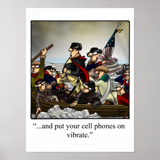 Funny American History George Washington Poster (Vorne)