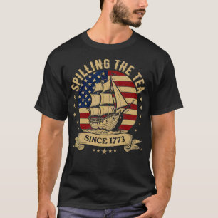Funny American History Teacher verbreitet Tea Si T-Shirt