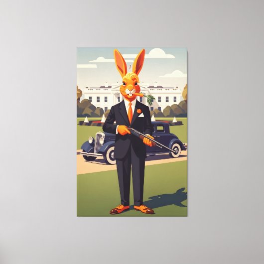 Funny American Leinwanddruck (Vorderseite)