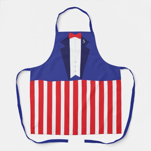Funny American Uncle Sam 4. Juli Kostüme Schürze (Vorderseite)