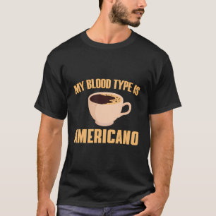 Funny Americano Kaffee Lover Outfit Liebe Espresso T-Shirt