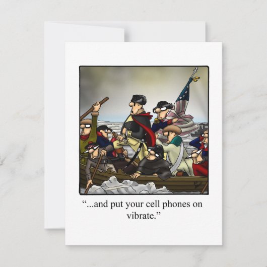 Funny Amerikanische Unabhängigkeitstag Party Einla Einladung (Vorderseite)