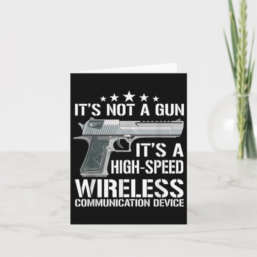 Funny Ammo Gun liebt Sprichwort Gun Owner Geschenk Karte (Vorderseite)